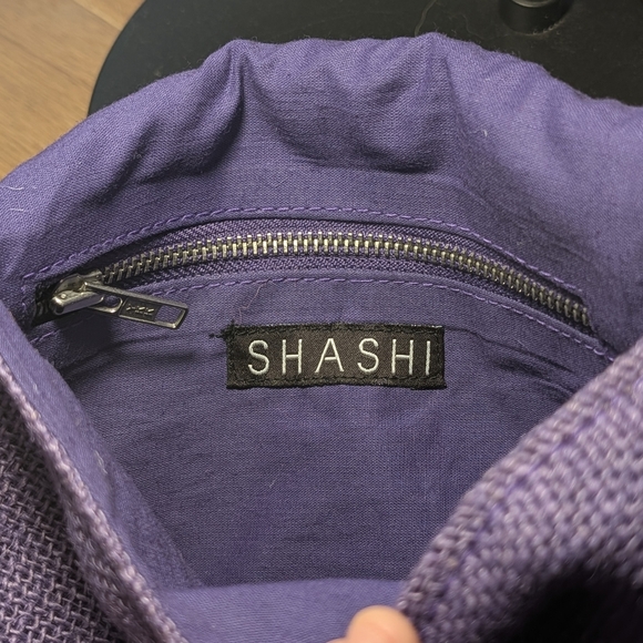 Revolve SHASHI Purple Embellished Boho Purse - Picture 3 of 11